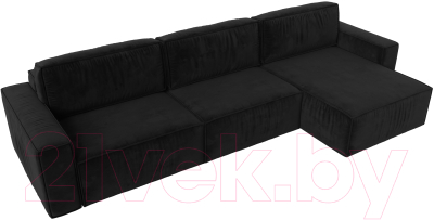 Диван угловой Лига Диванов Прага Классик лонг правый / 121067