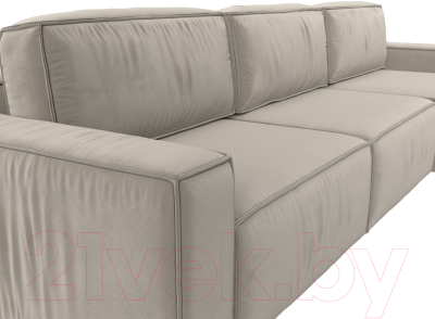 Диван угловой Лига Диванов Прага Классик лонг правый / 121068