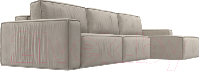 Диван угловой Лига Диванов Прага Классик лонг правый / 121068