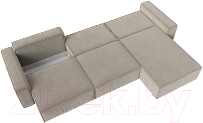 Диван угловой Лига Диванов Прага Классик лонг правый / 121068