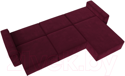 Диван угловой Лига Диванов Прага Классик лонг правый / 121069