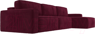 Диван угловой Лига Диванов Прага Классик лонг правый / 121069