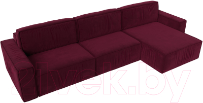 Диван угловой Лига Диванов Прага Классик лонг правый / 121069