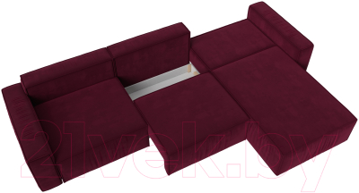 Диван угловой Лига Диванов Прага Классик лонг правый / 121069