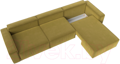 Диван угловой Лига Диванов Прага Классик лонг правый / 121070