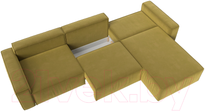 Диван угловой Лига Диванов Прага Классик лонг правый / 121070