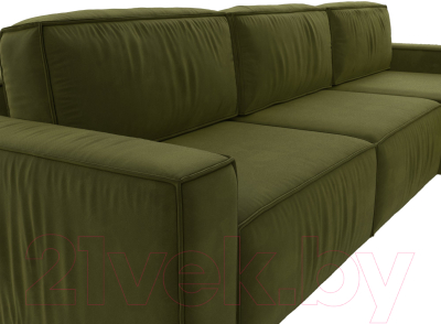 Диван угловой Лига Диванов Прага Классик лонг правый / 121071