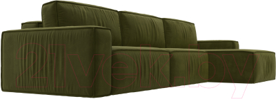 Диван угловой Лига Диванов Прага Классик лонг правый / 121071