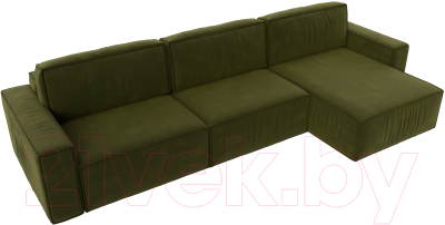 Диван угловой Лига Диванов Прага Классик лонг правый / 121071