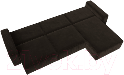 Диван угловой Лига Диванов Прага Классик лонг правый / 121073