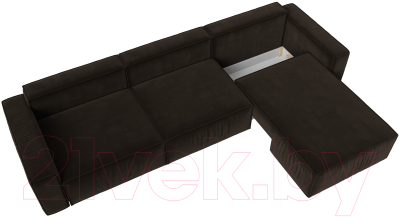 Диван угловой Лига Диванов Прага Классик лонг правый / 121073