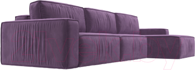 Диван угловой Лига Диванов Прага Классик лонг правый / 121074