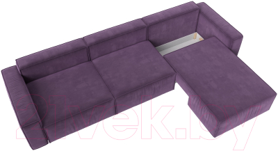 Диван угловой Лига Диванов Прага Классик лонг правый / 121074