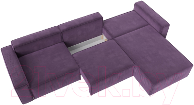 Диван угловой Лига Диванов Прага Классик лонг правый / 121074