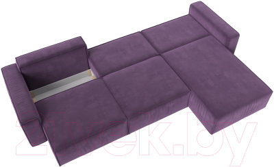 Диван угловой Лига Диванов Прага Классик лонг правый / 121074