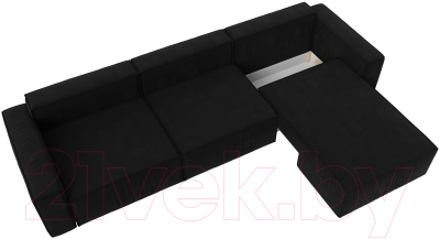 Диван угловой Лига Диванов Прага Классик лонг правый / 121076