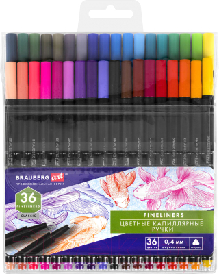 Набор капиллярных ручек Brauberg Art Classic / 144150 - фото