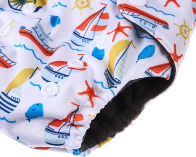 Подгузник многоразовый Крошка Я Кораблики / 9050629