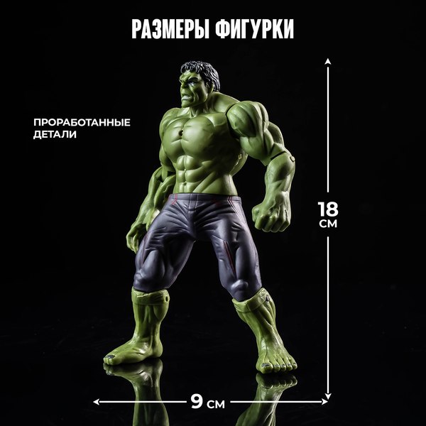 Фигурка коллекционная Marvel Мстители. Халк 394556 / 10353003