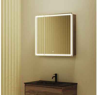 Шкаф с зеркалом для ванной Sancos Mirror MI80ECH