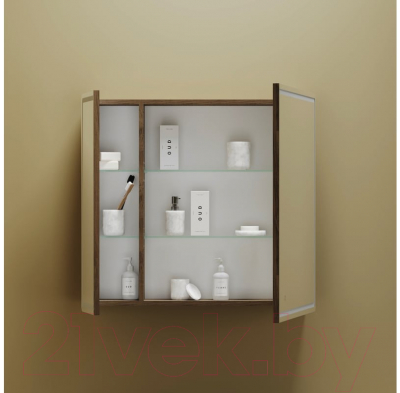 Шкаф с зеркалом для ванной Sancos Mirror MI80ECH