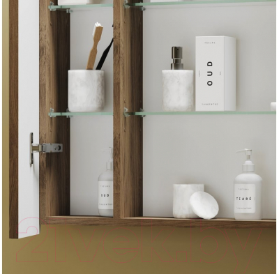 Шкаф с зеркалом для ванной Sancos Mirror MI80ECH