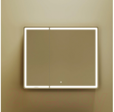 Шкаф с зеркалом для ванной Sancos Mirror MI90ECH