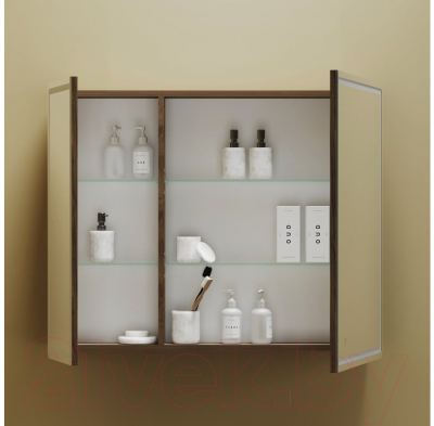 Шкаф с зеркалом для ванной Sancos Mirror MI90ECH