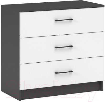 Комод Империал Чикаго 3 ящика - фото