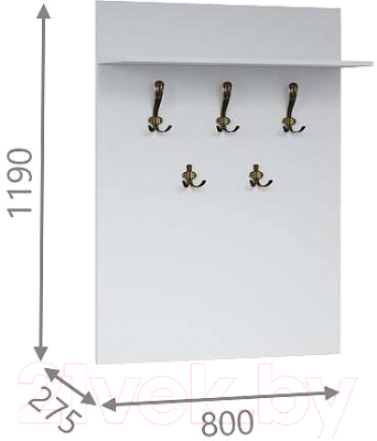 Вешалка для одежды Империал Лацио 80