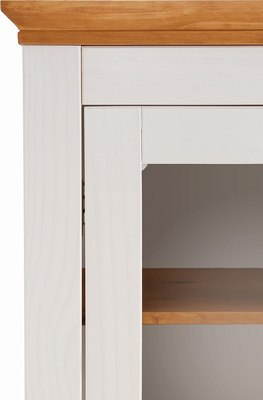 Шкаф с витриной Dipriz Landhouse Д.30004.1