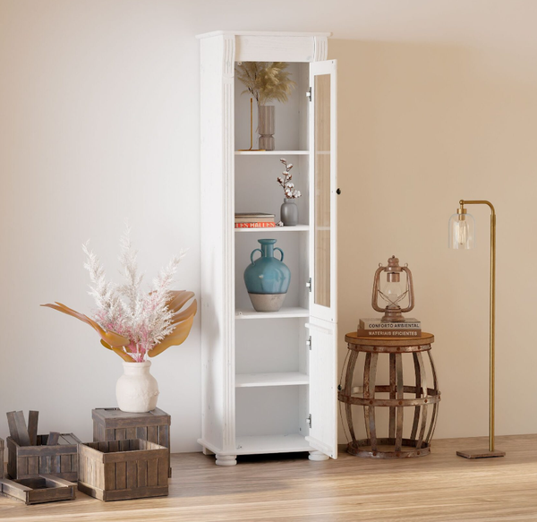 Шкаф-пенал с витриной Dipriz Susanna Д.30023.1