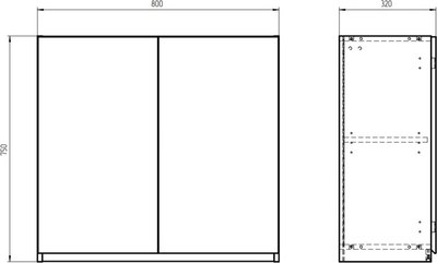 Шкаф навесной для кухни Dipriz Д.73061.1