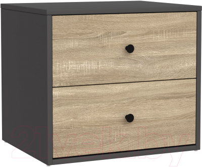 Прикроватная тумба Mio Tesoro Мини 2 ящика 2.07.03.050.12 - фото