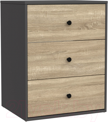 Тумба Mio Tesoro Мини 3 ящика 2.07.03.060.12 - фото