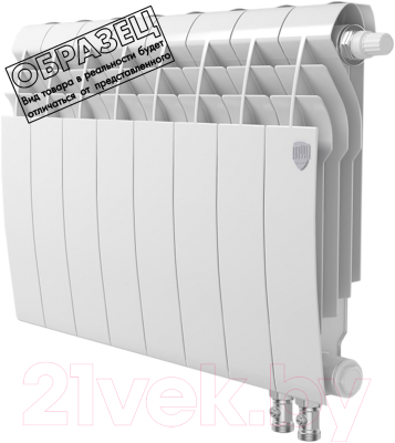 Радиатор биметаллический Royal Thermo BiLiner 350 Bianco Traffico VR - фото