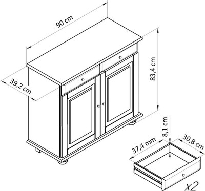 Тумба Dipriz Lena / Д.10086.7