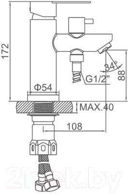 Смеситель Ledeme L71203