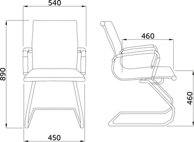 Стул офисный AksHome Mariani