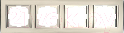 Рамка для выключателей и розеток Ovivo Mina 401-130000-250 - фото