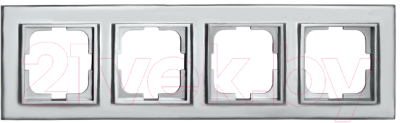 Рамка для выключателей и розеток Ovivo Mina 401-100000-228 - фото