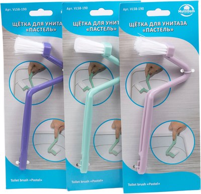 Щетка для унитаза Мультидом VL58-190