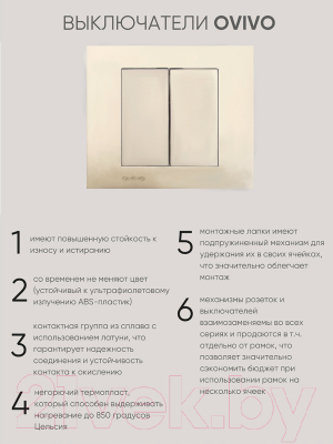 Выключатель Ovivo 600-000213-202