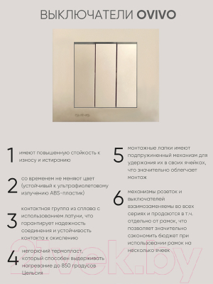 Выключатель Ovivo 600-000213-254