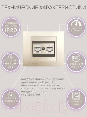 Розетка Ovivo 600-000313-230