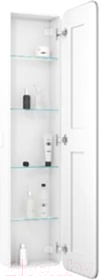 Шкаф-пенал для ванной EQUIL Зеркальный подвесной Soldi Led 40