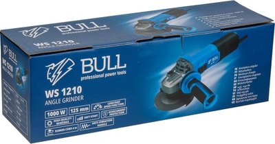Профессиональная угловая шлифмашина Bull WS 1210