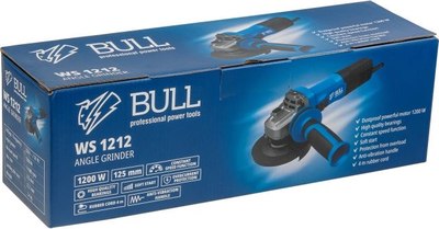 Профессиональная угловая шлифмашина Bull WS 1212