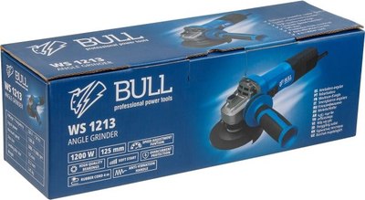 Профессиональная угловая шлифмашина Bull WS 1213