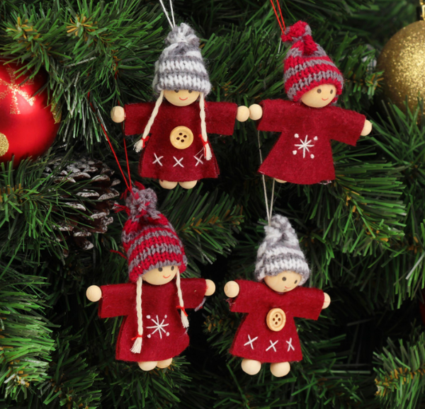 Елочная игрушка Лесная мастерская С пуговками / 4351552